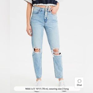 American Eagle Mom Jeans - size 00